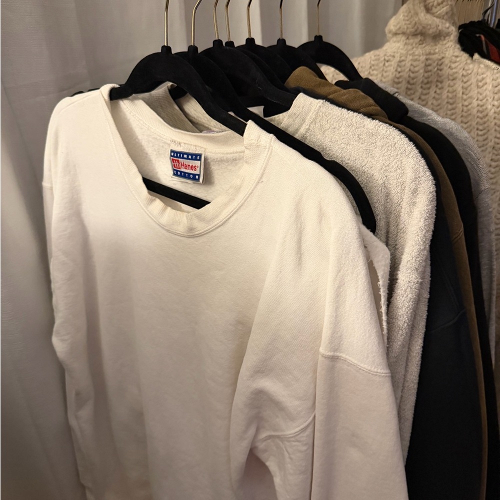 CREWNECK HOODIE ZIP UP BUNDLE OF 7 VINTAGE/MODERN